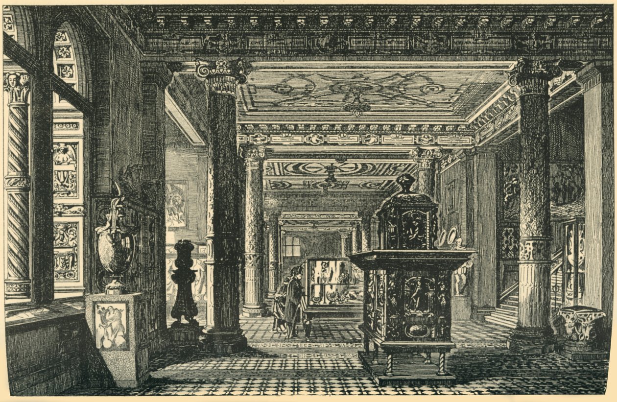 陶瓷画廊，南肯辛顿博物馆，1881年，c1876年。 作者 约翰·沃特金斯