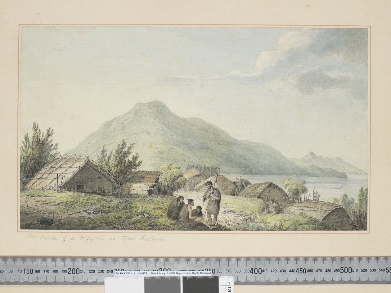 F.2 《河马的内部》，在新泽西州，约1773-84年（水彩和印刷版画）。 作者 约翰·韦伯
