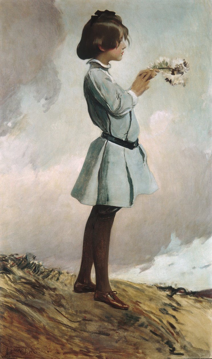 杰拉尔丁-拉塞尔，1902或1903年。 作者 约翰·怀特·亚历山大