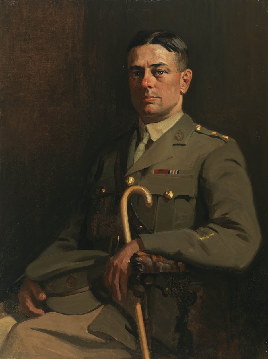 中士的肖像。 GH Mullin，VC，1914-19 作者 约翰·威廉·比蒂