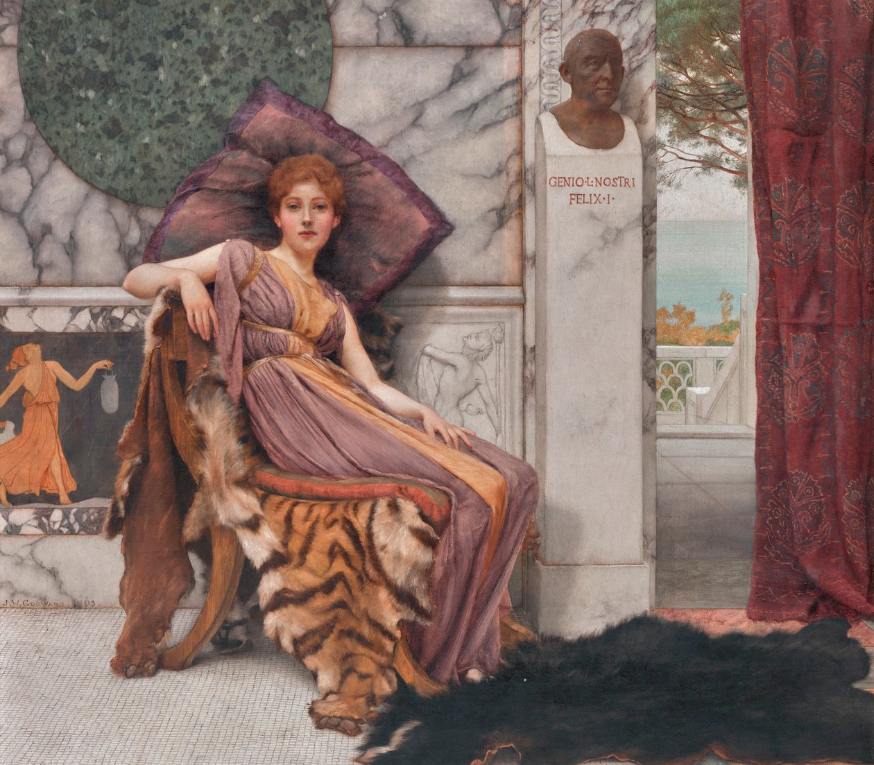 Dolce Far Niente》（1893 年） 作者 约翰·威廉·高沃德