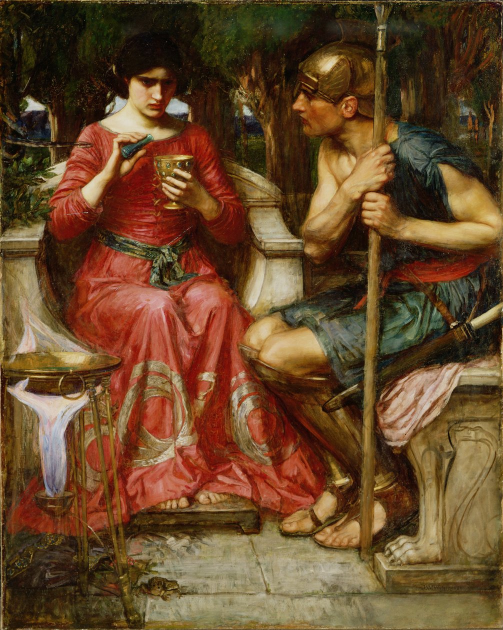 杰森（Jason）和美狄亚（Medea） 作者 约翰·威廉姆·沃特豪斯