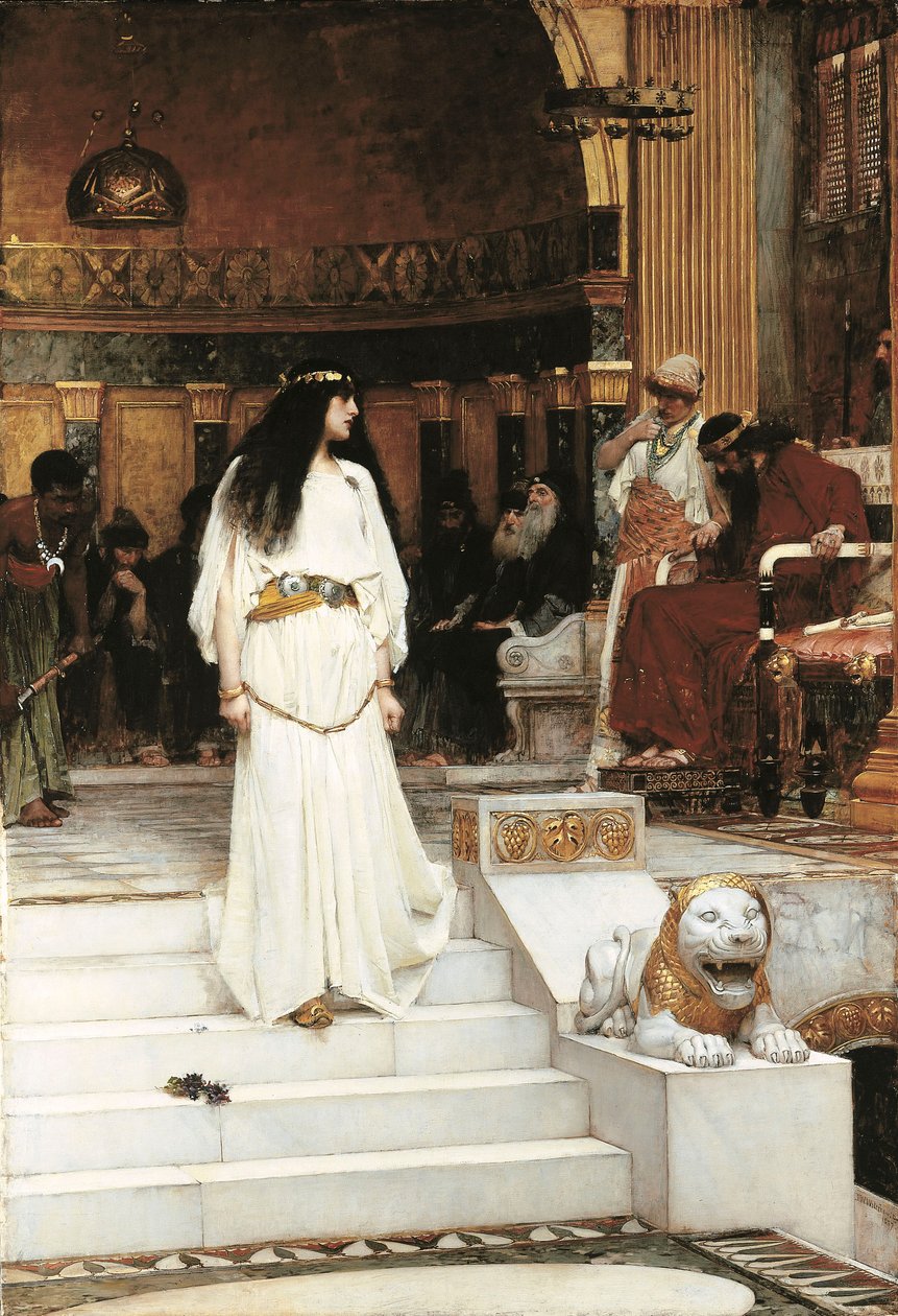 玛丽亚姆（Mariamne），1887年 作者 约翰·威廉姆·沃特豪斯