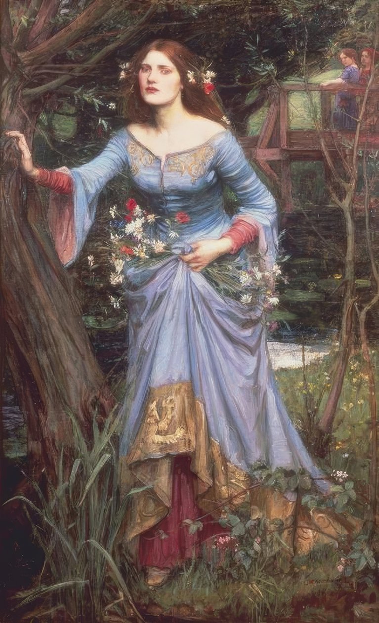 Ophelia / Waterhouse / 1910 作者 约翰·威廉姆·沃特豪斯