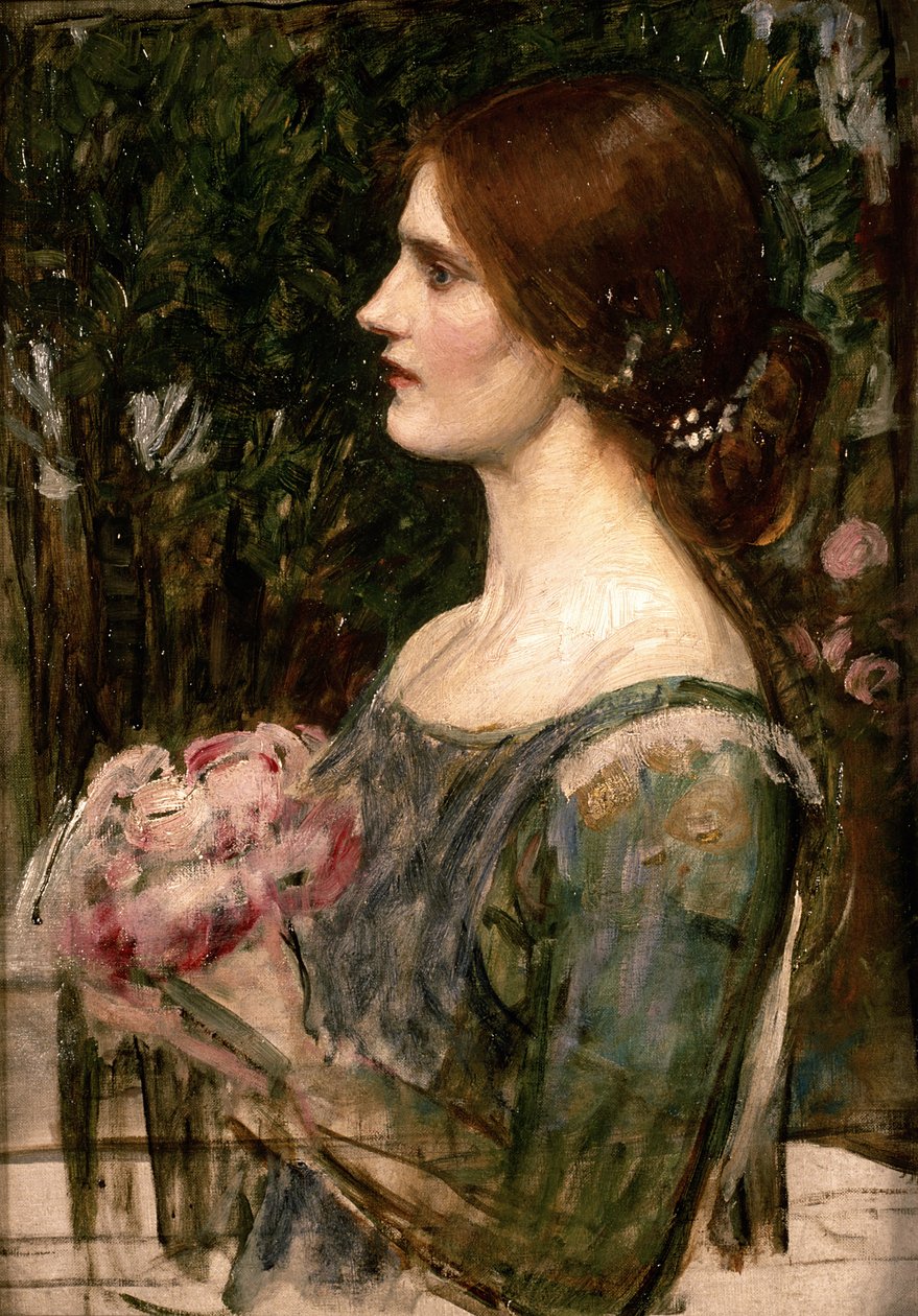 花束，c.1908 作者 约翰·威廉姆·沃特豪斯