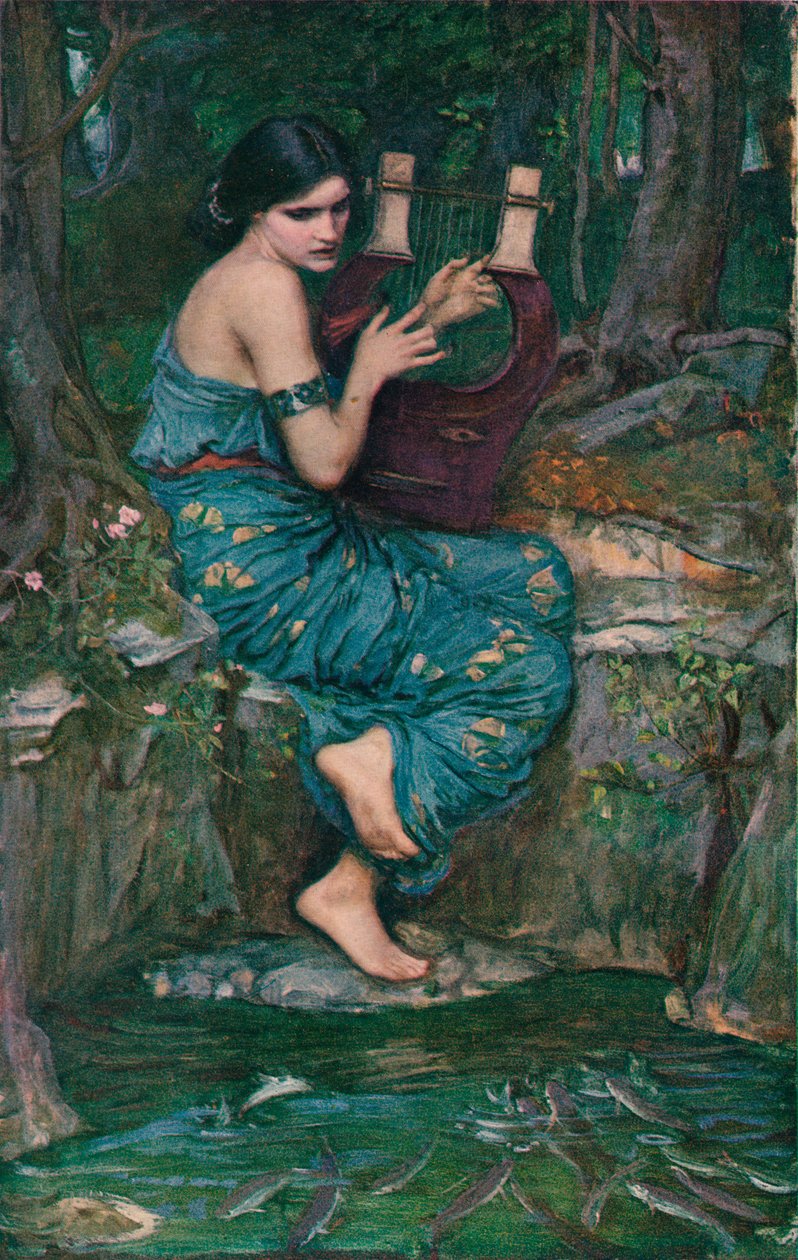 迷人者，1911年 作者 约翰·威廉姆·沃特豪斯