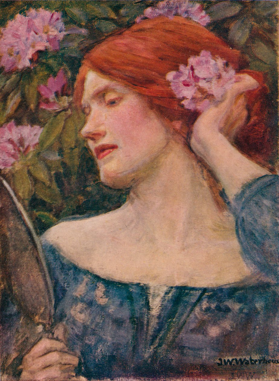 虚荣，c1910 作者 约翰·威廉姆·沃特豪斯