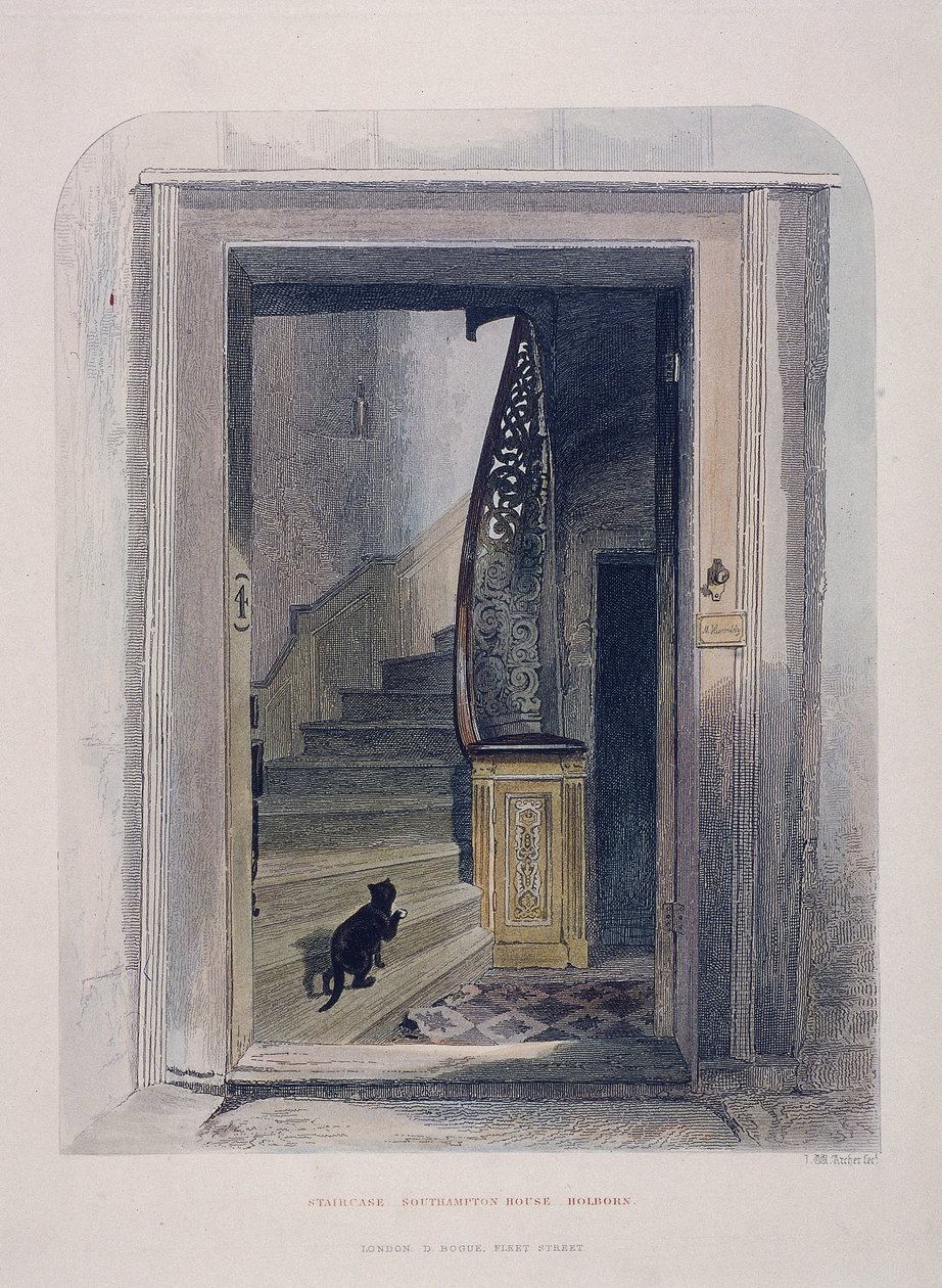 伦敦Chancery Lane的Southampton House, 1851年 作者 约翰·威克汉姆·阿彻