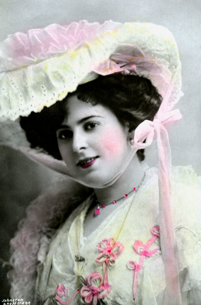 盖诺-罗兰兹1883-1906，英国女演员，20世纪初。 作者 约翰斯顿和霍夫曼