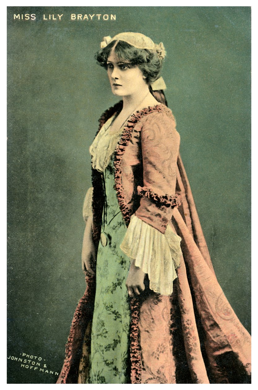 莉莉-布雷顿，英国女演员，约1900-1919年。 作者 约翰斯顿和霍夫曼