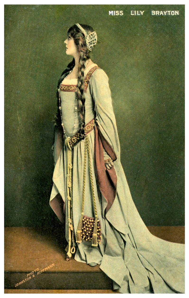 莉莉-布雷顿，英国女演员，约1900-1919年。 作者 约翰斯顿和霍夫曼