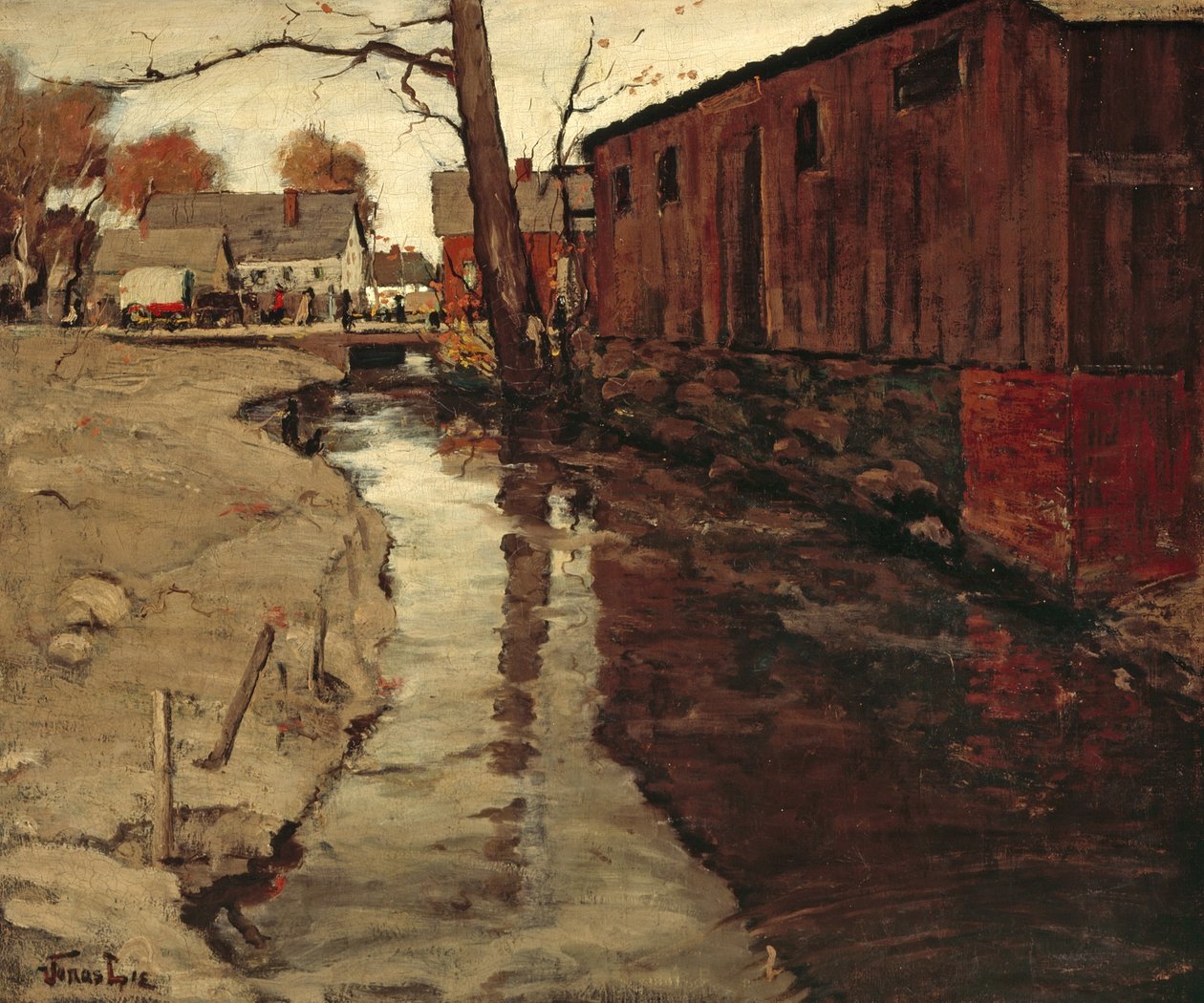 Mill-Race，c.1903 作者 乔纳斯·李