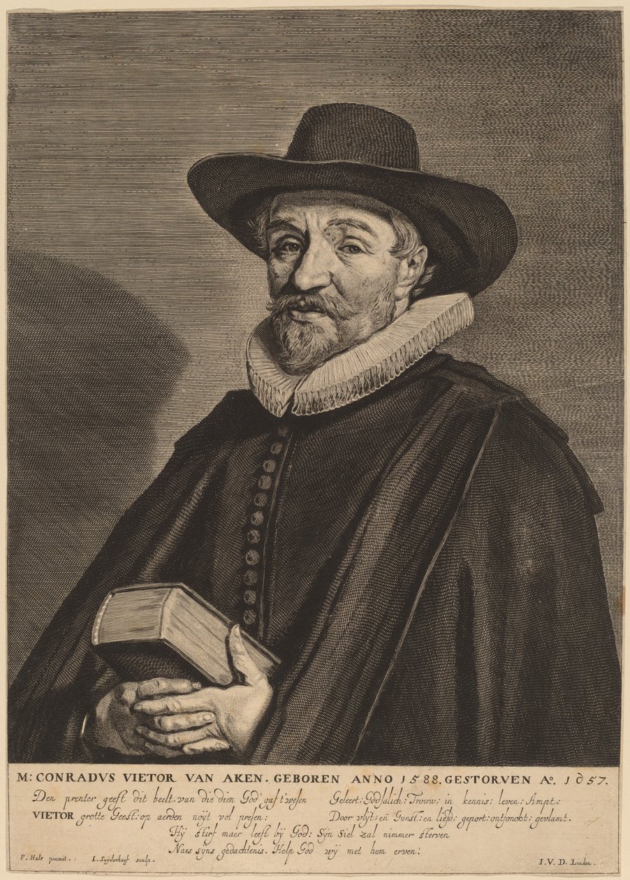 Conrad Vietor van Aken 作者 Jonas Suyderhoff 在 Frans Hals 之后