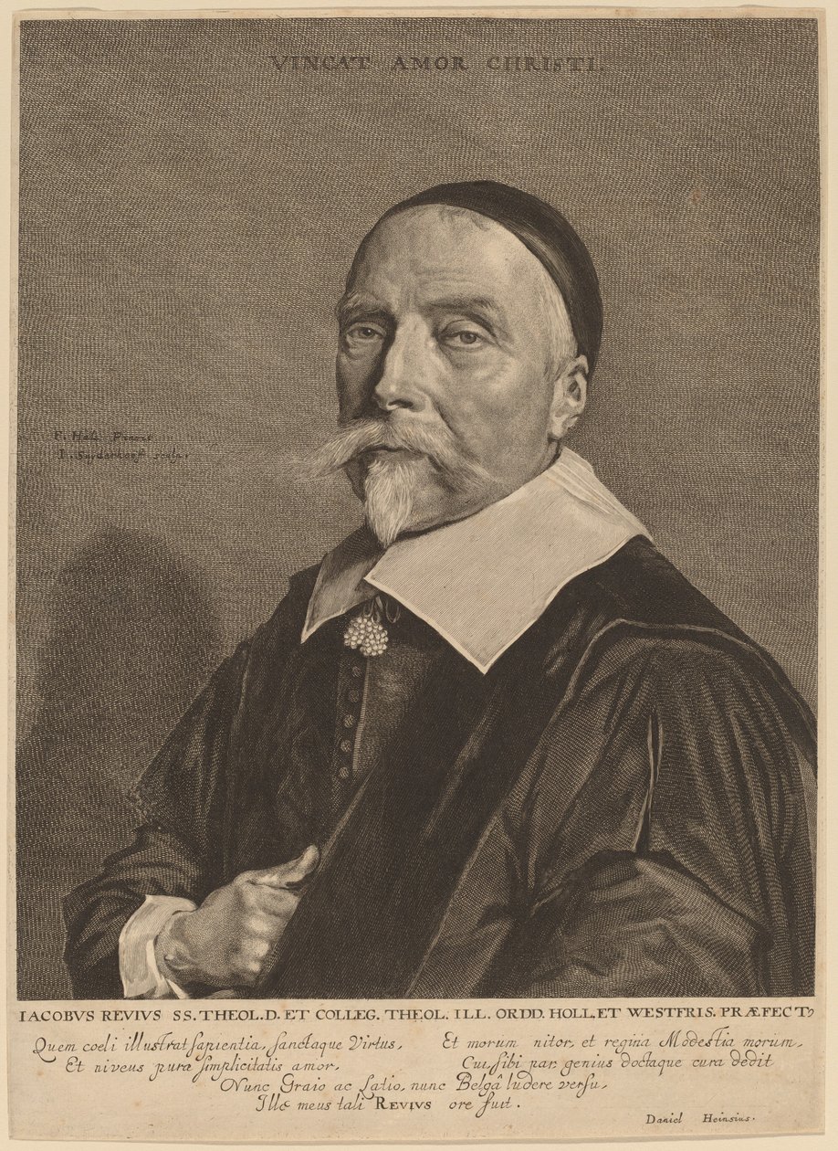Jacob Revius 作者 Jonas Suyderhoff 在 Frans Hals 之后