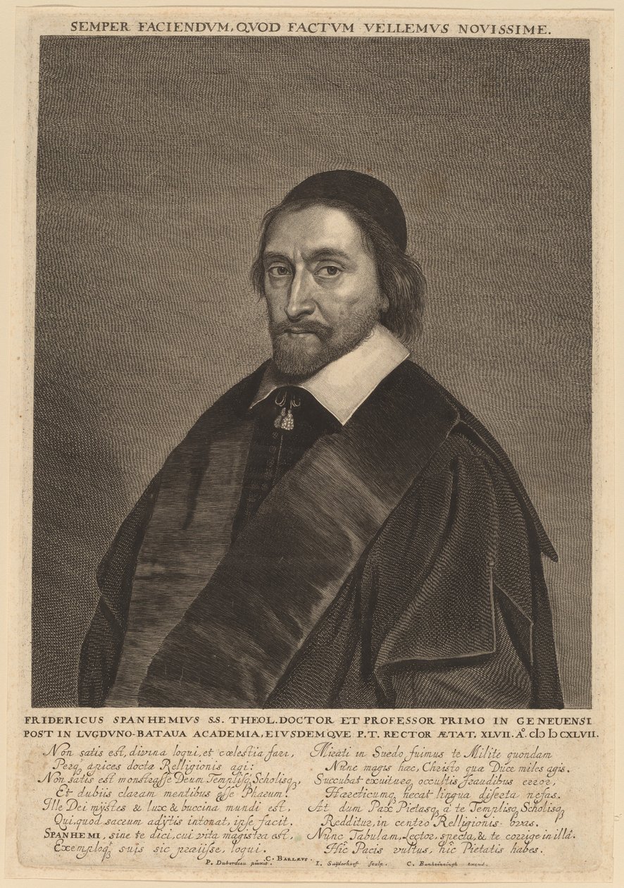 Frederick Spanheim 作者 彼得·杜博迪厄之后的乔纳斯·苏伊德霍夫