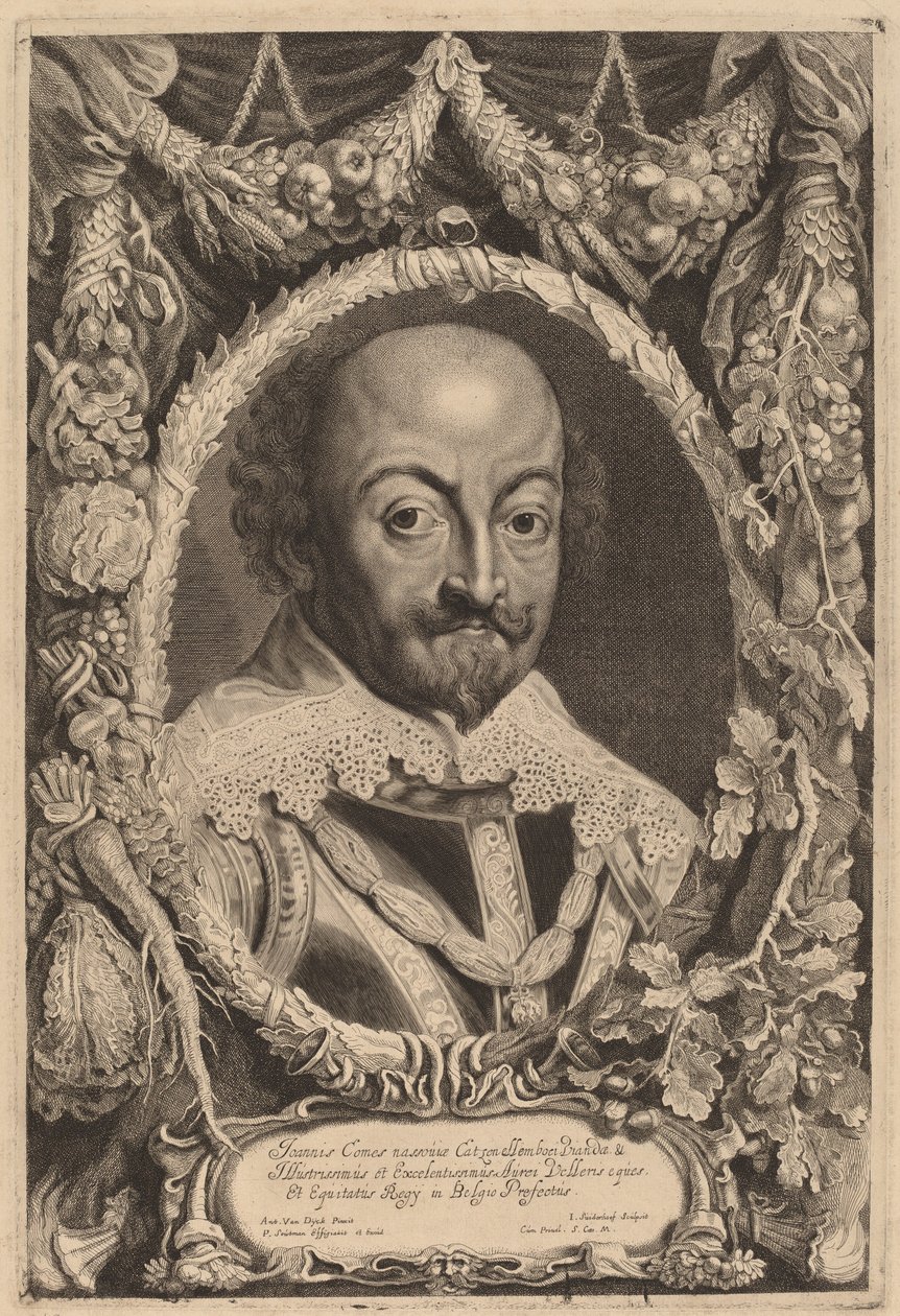 约翰，拿骚伯爵 作者 Jonas Suyderhoff 和 Pieter Claesz Soutman 在 Anthony van Dyck 爵士之后