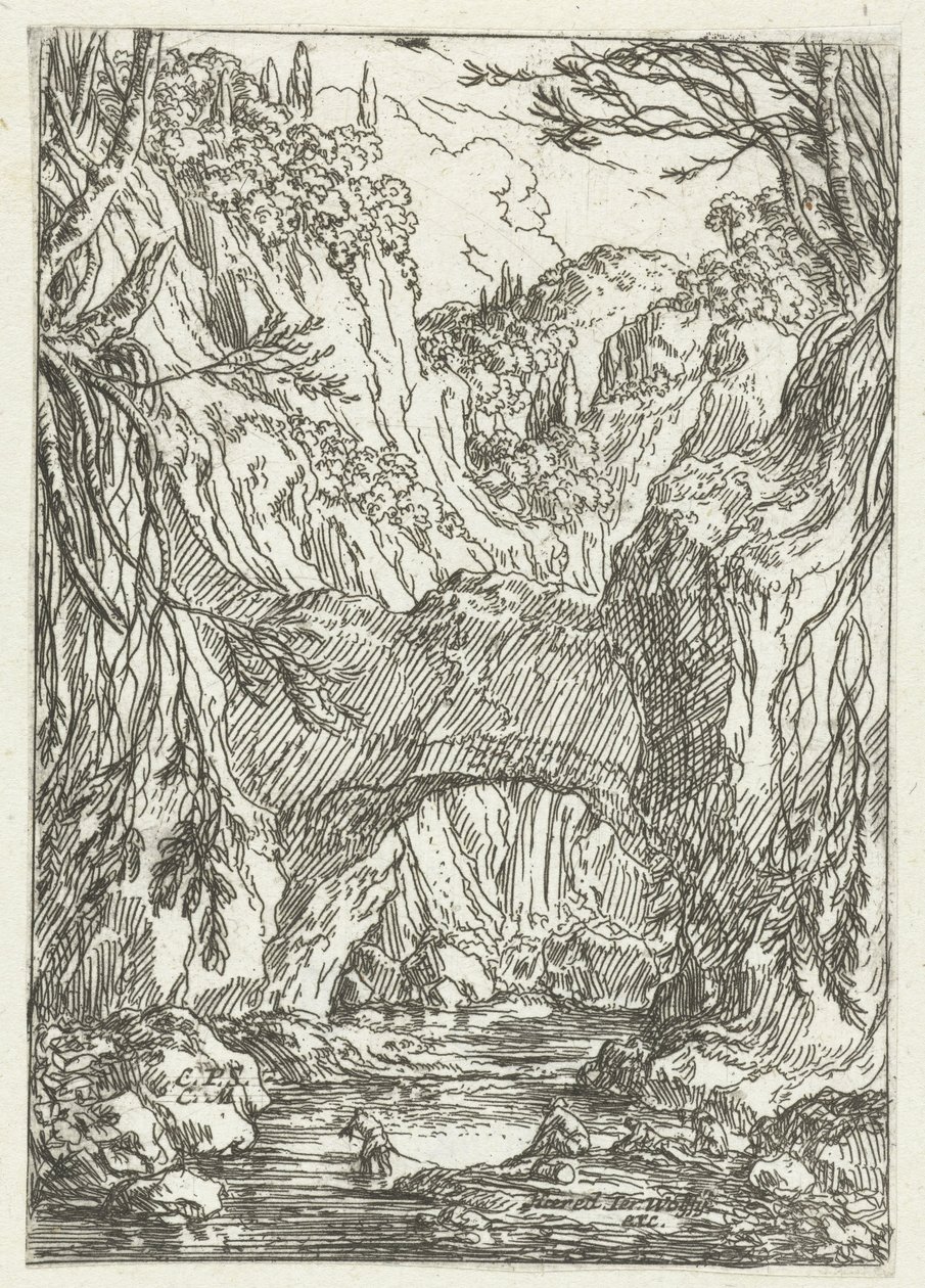 有石桥的风景 作者 乔纳斯·翁巴赫