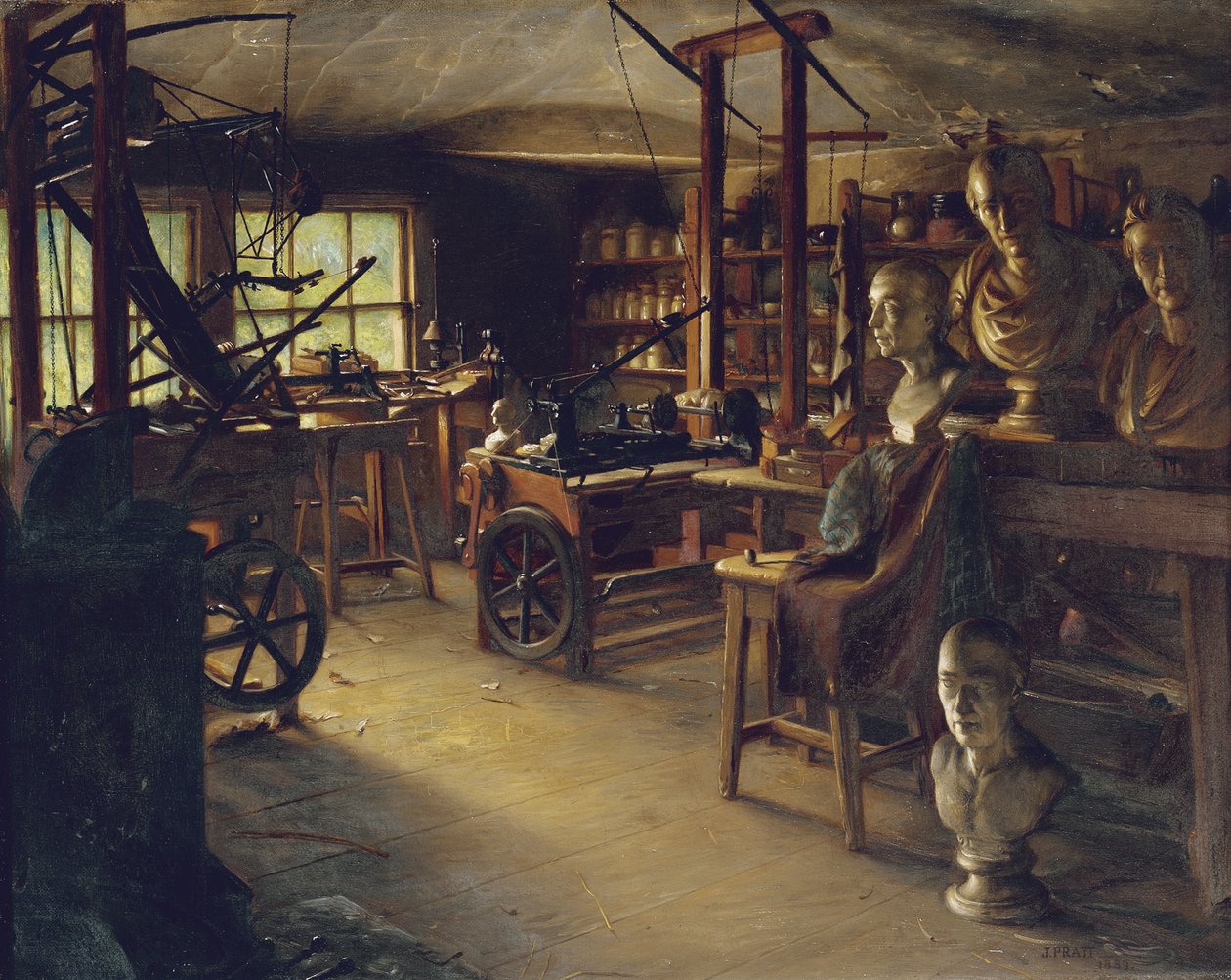詹姆斯·瓦特（James Watt）的工作室，1889年 作者 乔纳森·普拉特（Jonathan Pratt）