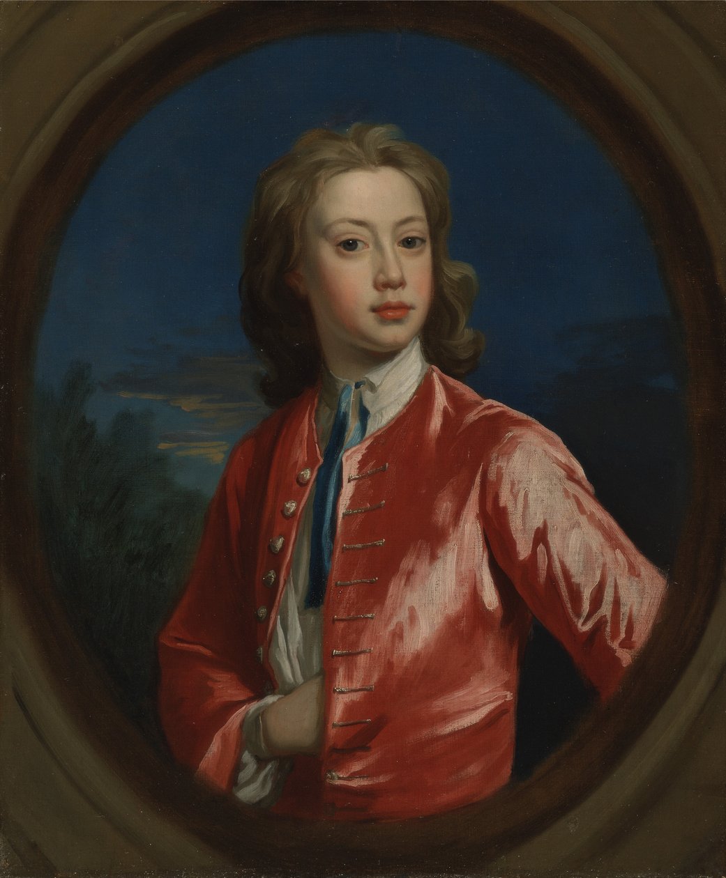 纳撒尼尔·西摩（Nathaniel Seymour），约1730-35年（布面油画） 作者 乔纳森·理查森