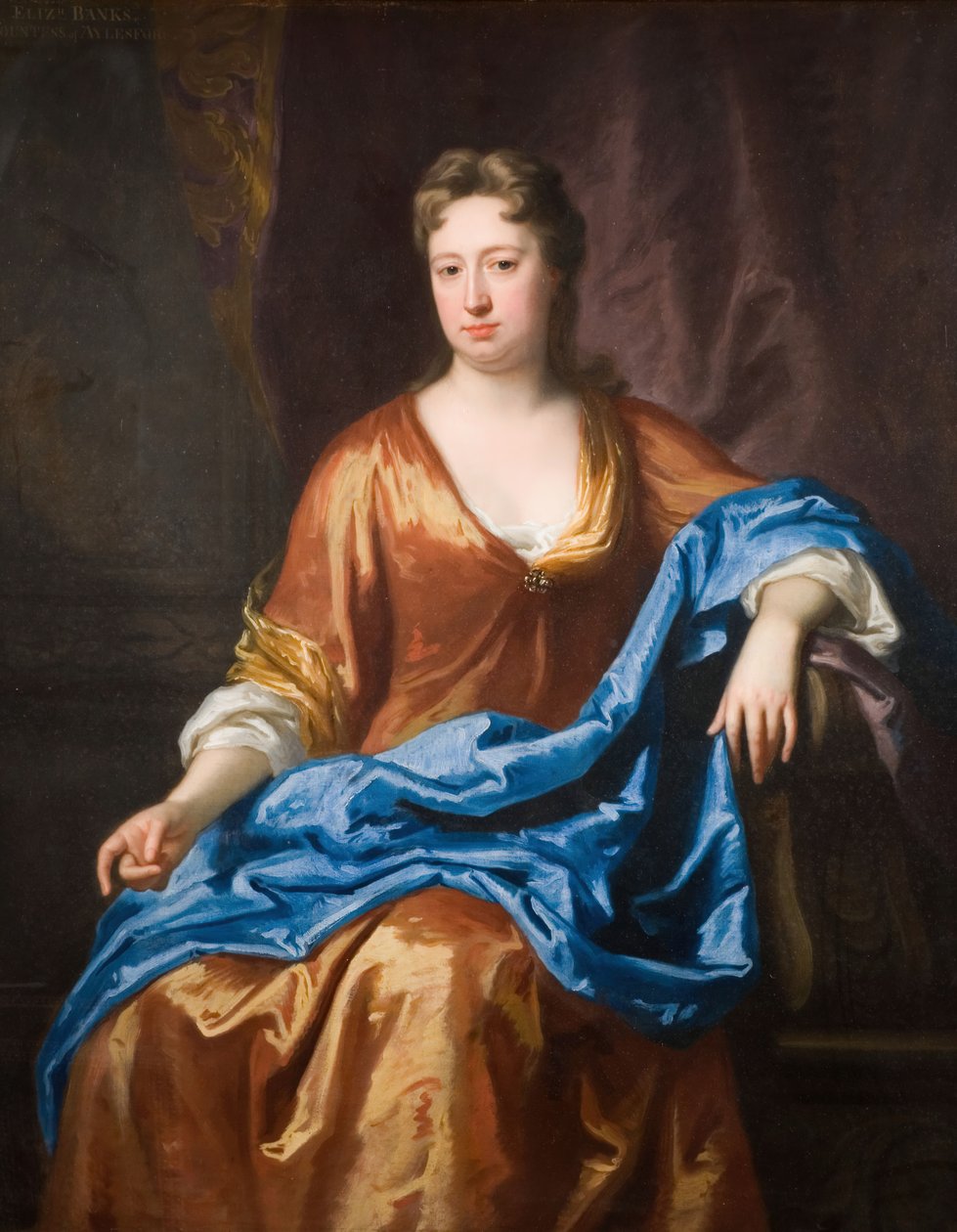 伊丽莎白-艾尔斯福德第一伯爵夫人的肖像，1720年。 作者 老乔纳森理查森