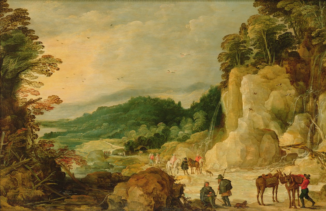 山地景观 作者 Joos或Josse de Momper