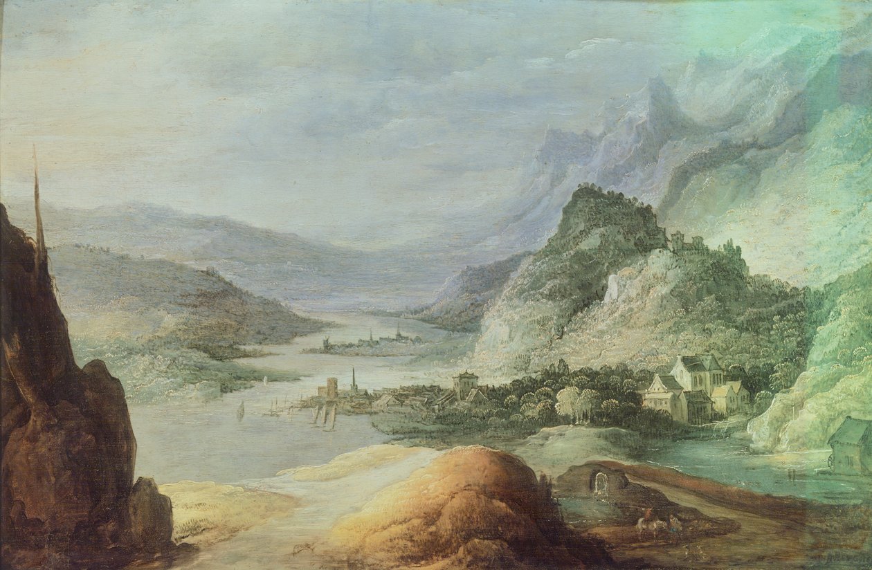 山景，Josse de Monper (1564-1635) 作 作者 Joos或Josse de The Younger Momper