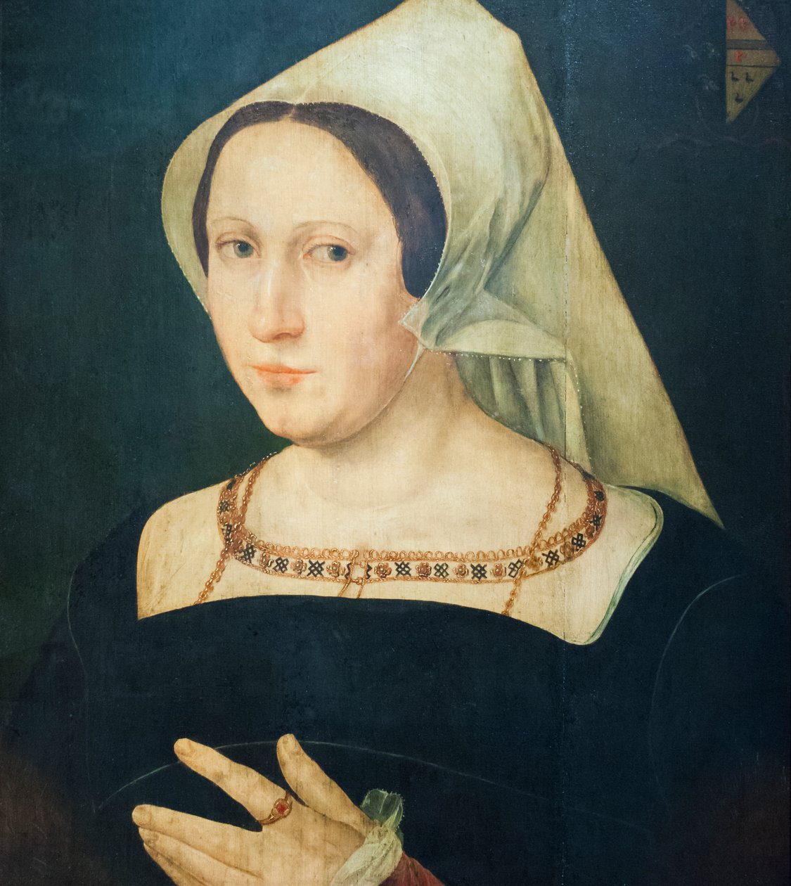 安娜·范·斯潘根 (Anna van Spangen)，阿德里安·范德戈斯 (Adriaen van der Goes) 的妻子 作者 Joos van (after) 克利夫