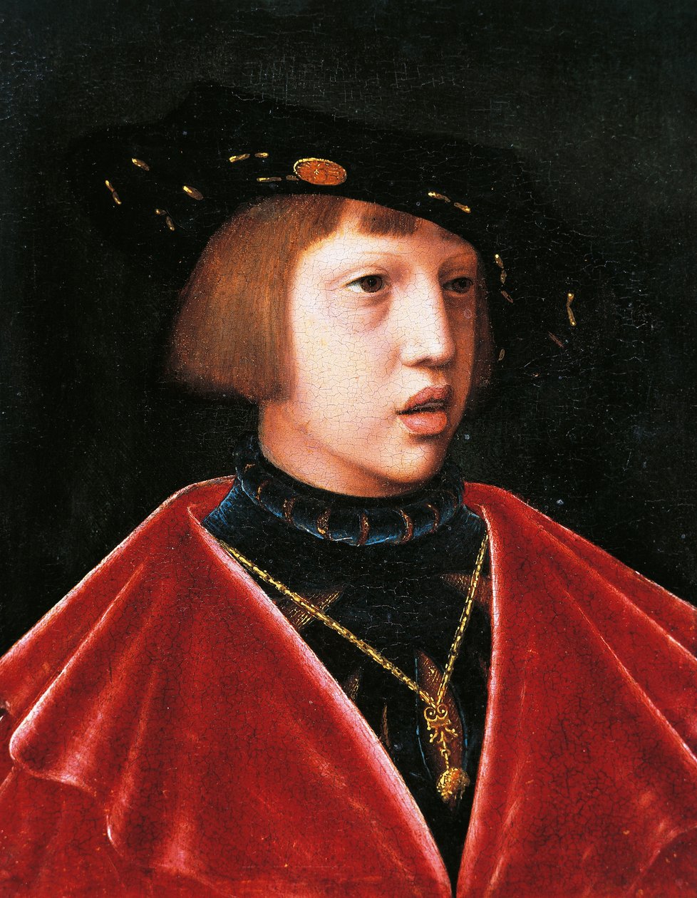 查理五世童年肖像（根特 作者 Joos van (attr. To) Cleve