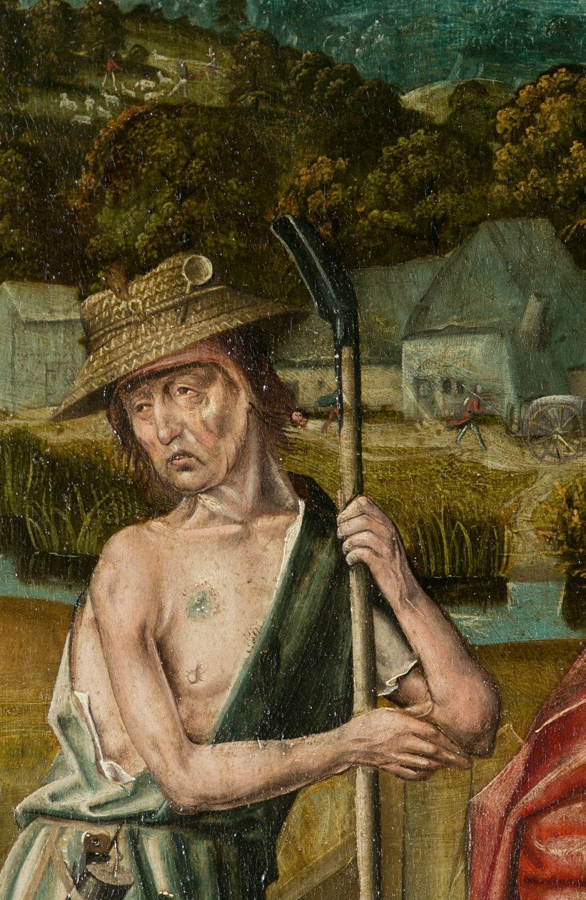 伯利恒三联画，约1540年（木板画）。 作者 Joos van (attr. To) Cleve