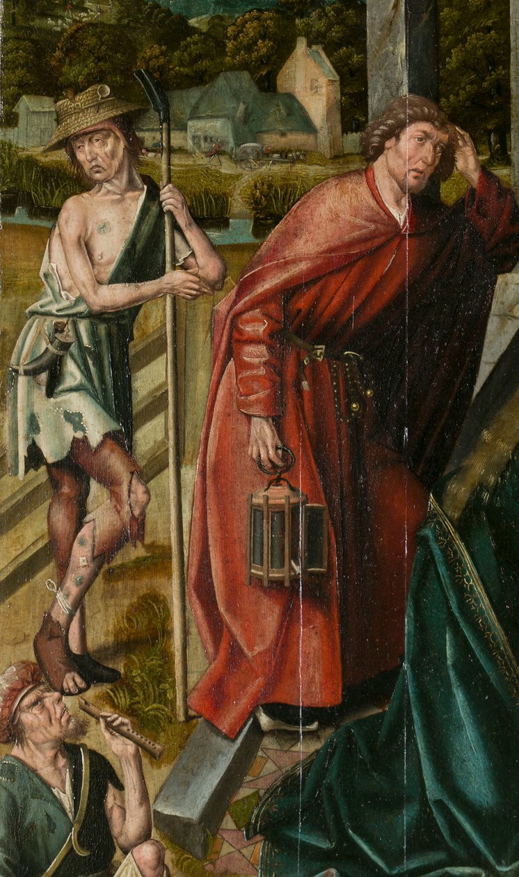 伯利恒三联画，约1540年（木板画）。 作者 Joos van (attr. To) Cleve