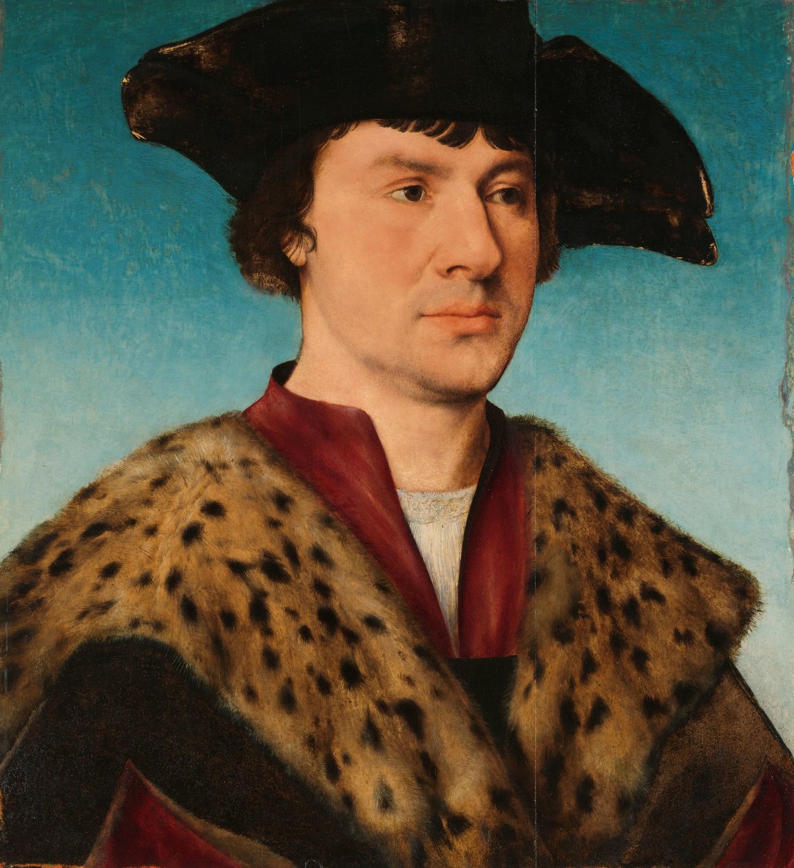 一个男人的肖像 作者 Joos van Cleve（工作室）