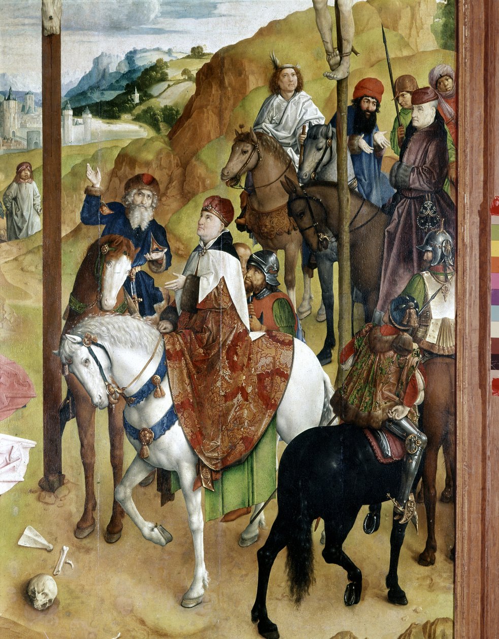 根特耶稣受难三联画 作者 乔斯·范·根特（Joos van Gent）（1460年75）