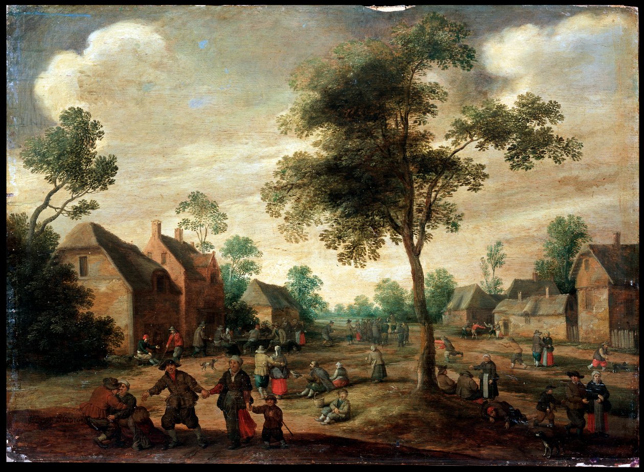 乡村庆典》，17世纪 作者 Joost Cornelisz Droochsloot