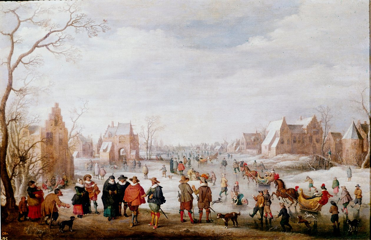 Joost Cornelisz Droochsloot (1586-1666) 马德里普拉多博物馆的画作 作者 Joost Cornelisz。 Droochsloot