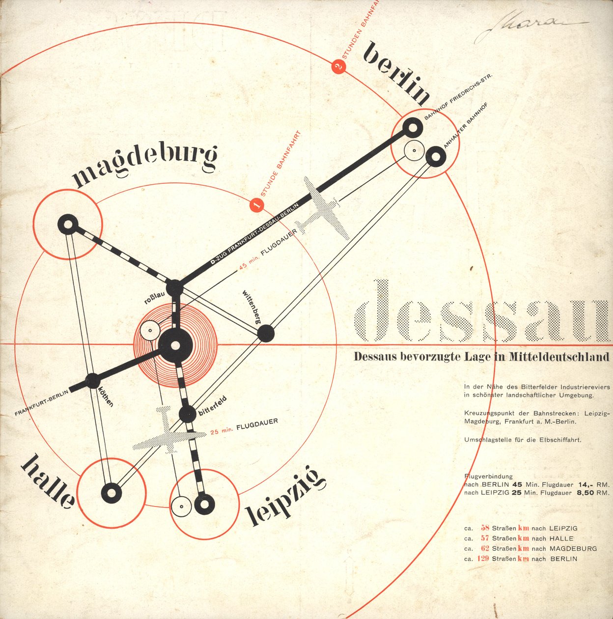 德绍：在旧文化的基础上，1931年。 作者 乔斯特·施密特（Joost Schmidt）