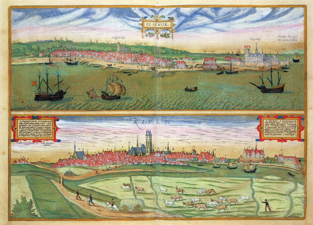 Elsen和期成熟，从“世界”布劳恩（1541年至1622年）和弗兰斯·霍根伯格（1535年至1590年），c.1572 作者 乔里斯·霍夫纳格尔