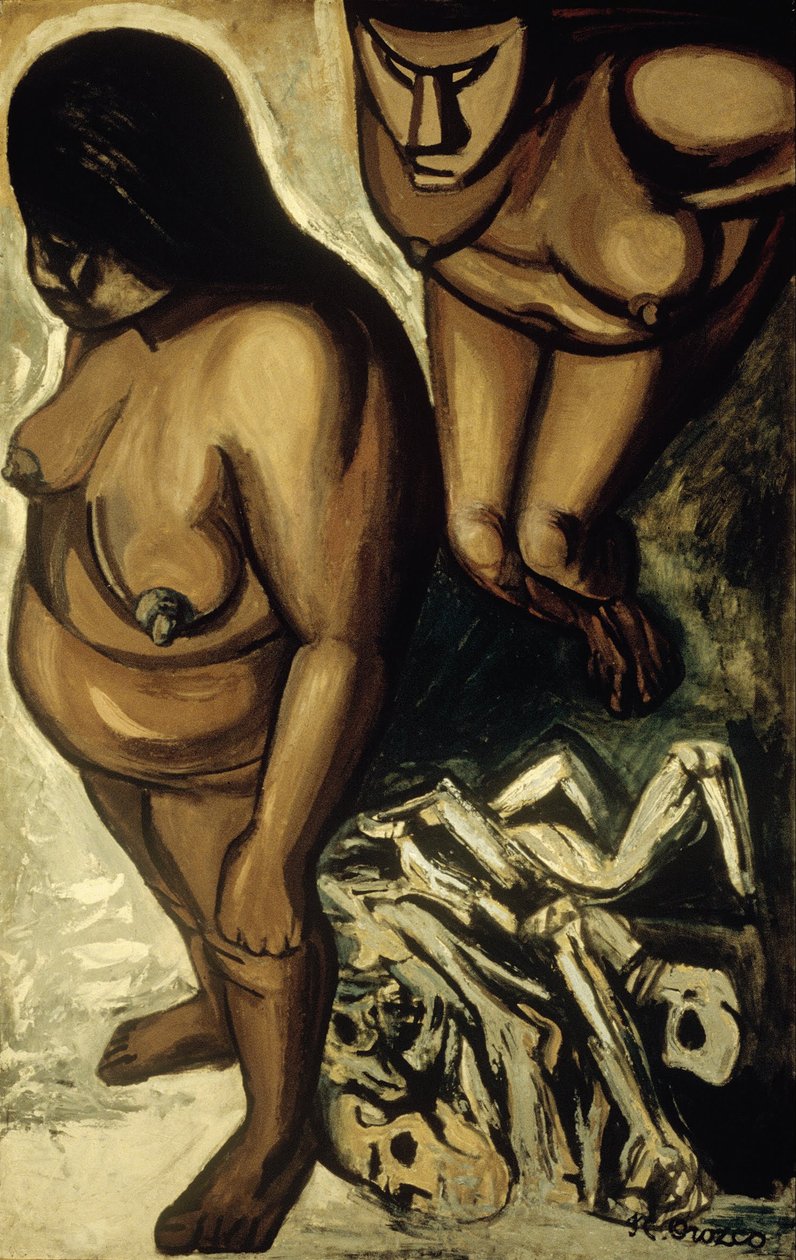 印度女性，来自洛杉矶teules系列 作者 何塞·克莱门特·奥罗斯科（JoséClemente Orozco）