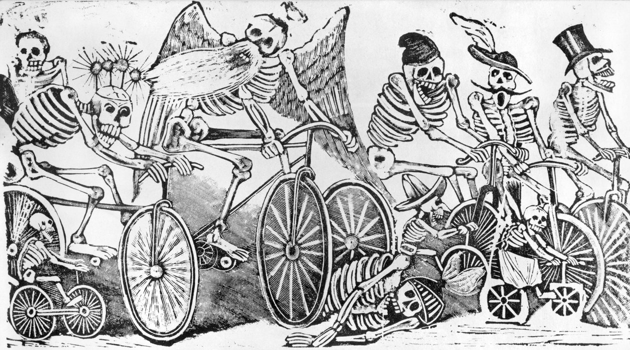 20世纪Calavera（锌蚀刻） 作者 何塞·瓜达卢佩·波萨达