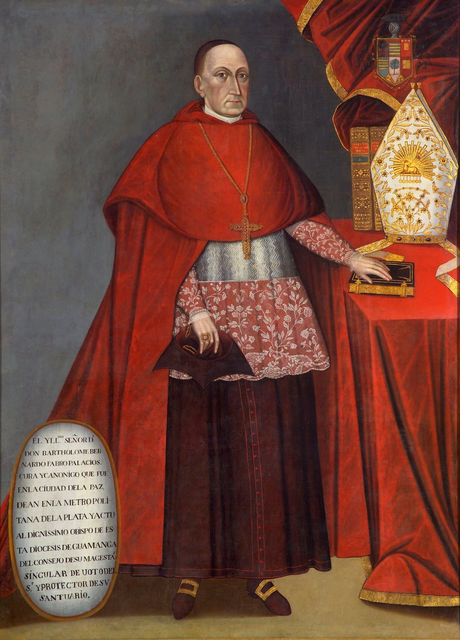 Huamanga主教Bartholomew Fabro和Palacios 作者 何塞·努涅斯·德·索托马约尔
