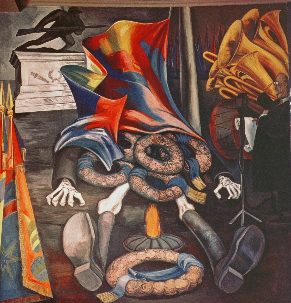 现代人类祭祀 作者 何塞·克莱门特·奥罗斯科（JoséClemente Orozco）