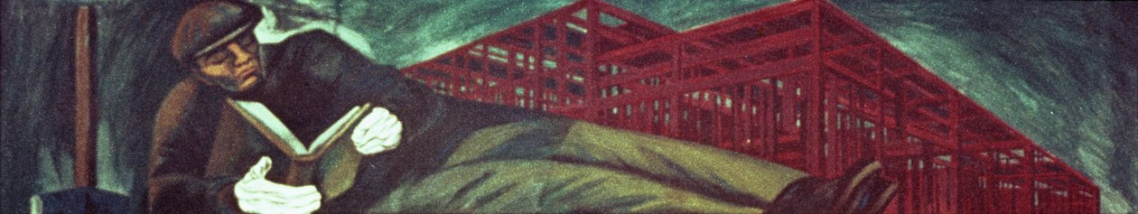 现代工业人 III》，选自《美国文明史诗 作者 何塞·克莱门特·奥罗斯科（JoséClemente Orozco）