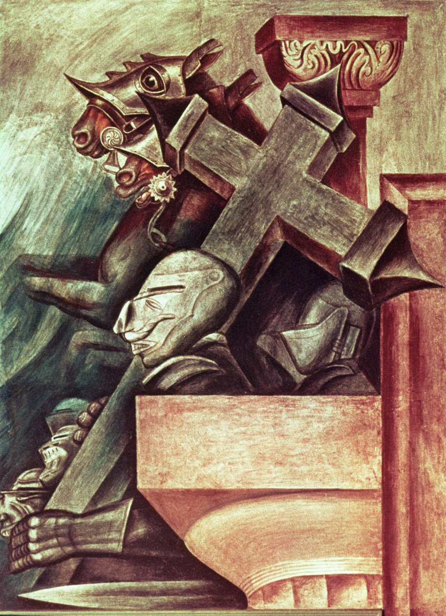 《美国文明史诗》中的预言 作者 何塞·克莱门特·奥罗斯科（JoséClemente Orozco）