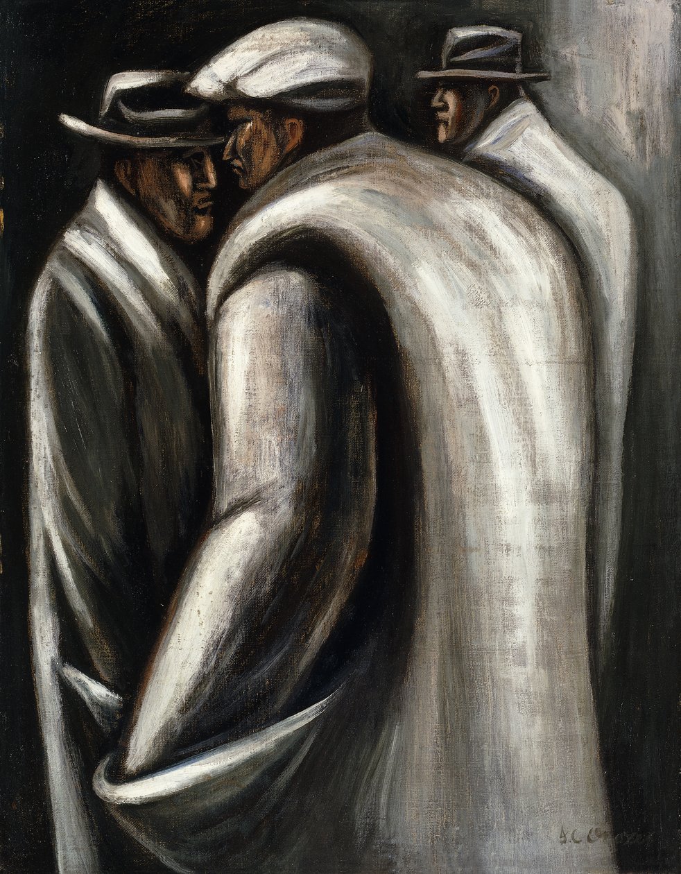 失业者》，约 1928-30 年（布面油画） 作者 何塞·克莱门特·奥罗斯科（JoséClemente Orozco）