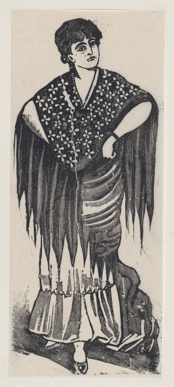 一个吉普赛人，约1880-1910，约1880-1910。 作者 何塞·瓜达卢佩·波萨达