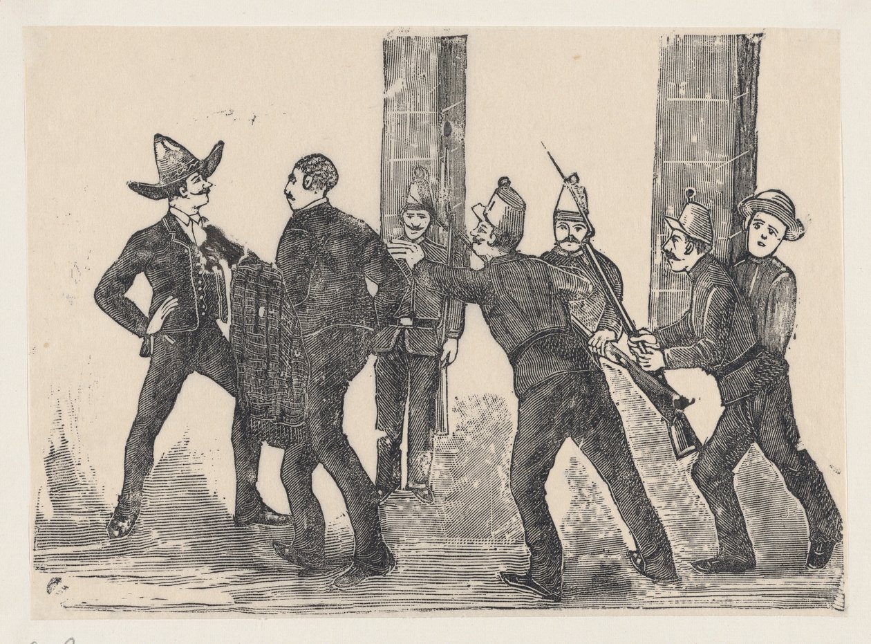 对耶稣-布鲁诺-马丁内斯的处决，1892年，1892年。 作者 何塞·瓜达卢佩·波萨达