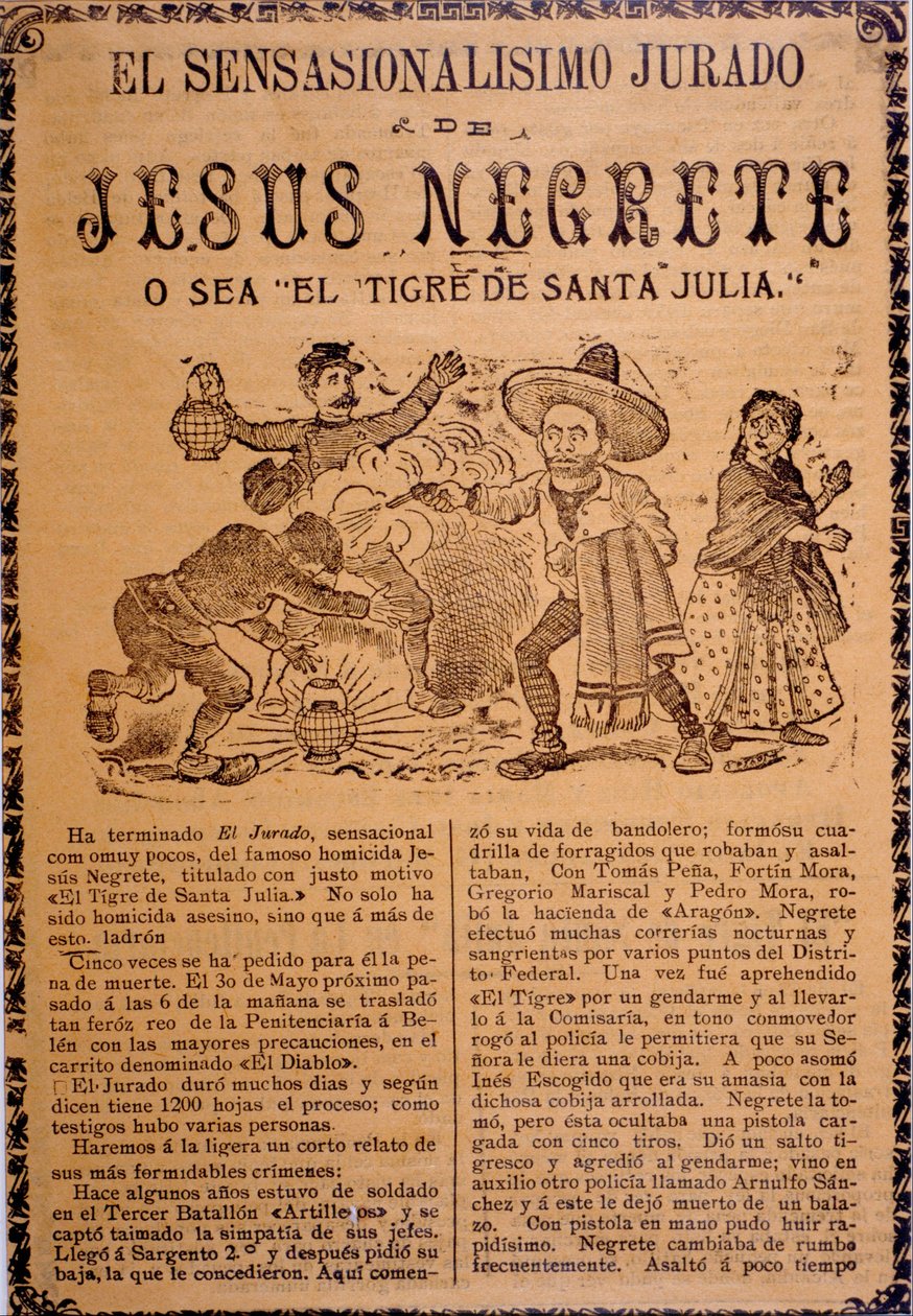 赫苏斯-布莱克（Jesús Black），又名圣朱莉娅之虎，非常耸人听闻的情节 作者 何塞·瓜达卢佩·波萨达