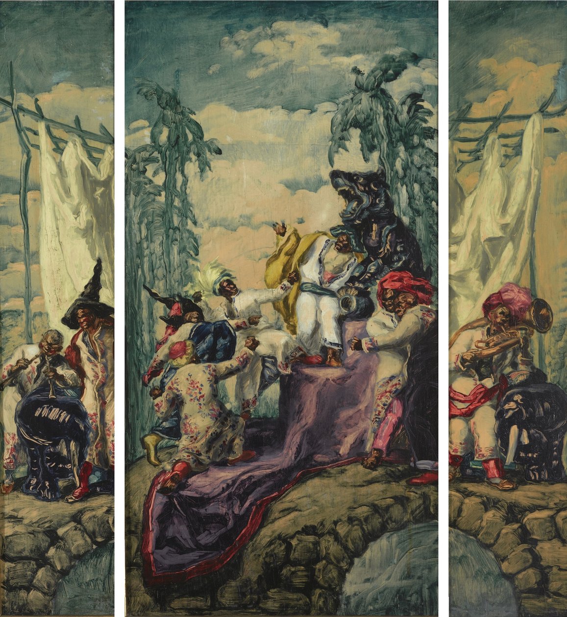 夏季-非洲三联画，1917-1918年 作者 何塞·玛丽亚·塞特