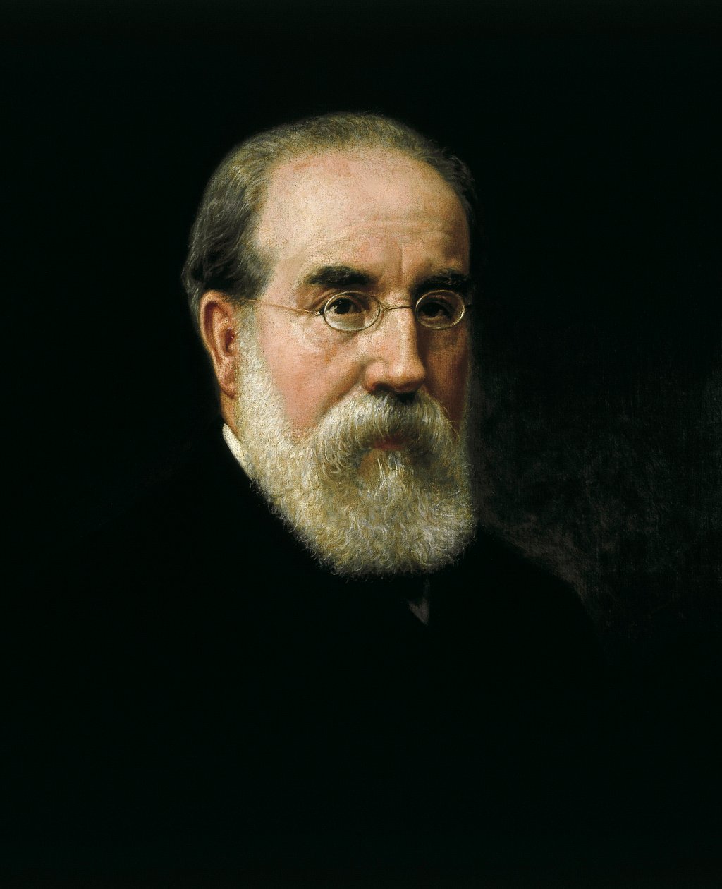 Francisco Pi i Margall（1824-1901 年）肖像 西班牙政治家、作家（1824-1901 年） 作者 何塞·桑切斯·佩斯卡多尔