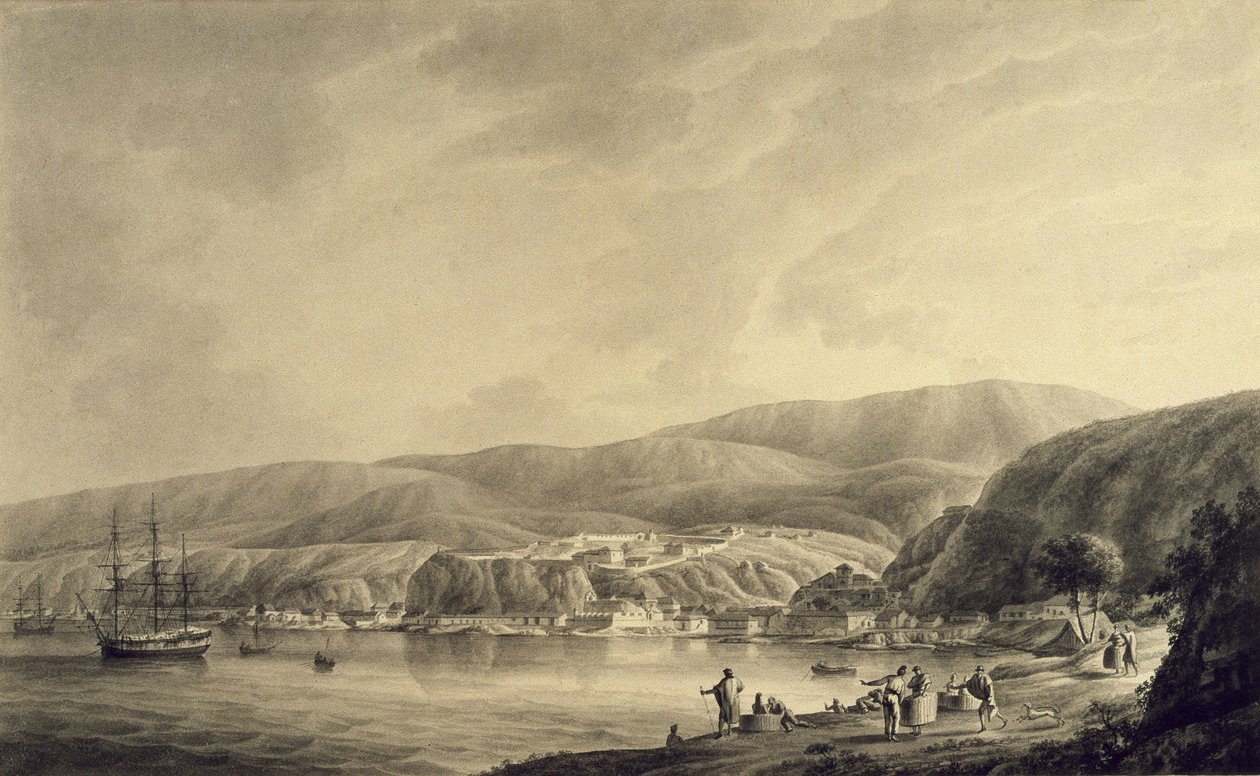 马拉斯皮纳，亚历杭德罗（1754-1809 年）。意大利-西班牙航海家和探险家；波佐，何塞-德尔（18 世纪）。细节。绘图。西班牙。马德里（自治区）。马德里。海军博物馆 作者 何塞·德尔·波佐（Josédel Pozo）
