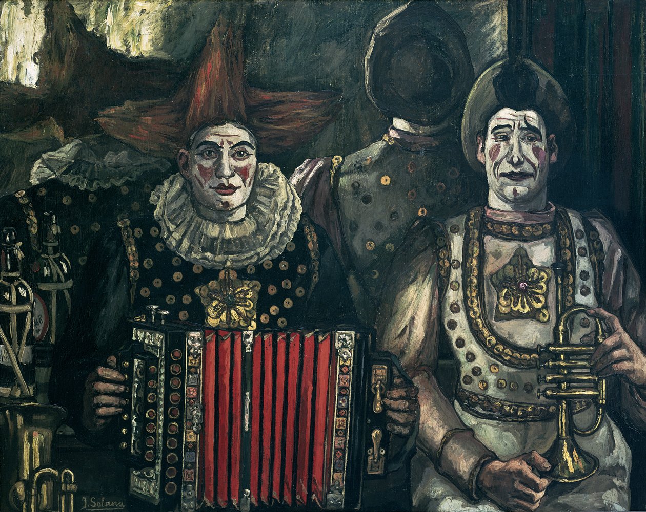 The Clowns，1920 作者 何塞·古铁雷斯·索拉纳